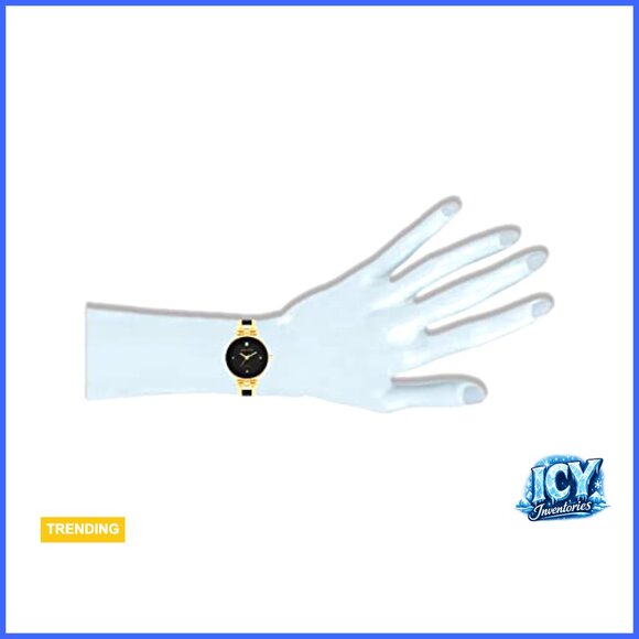 Stainless Steel Bangle Watch with Genuine Diamond Dial main image 5